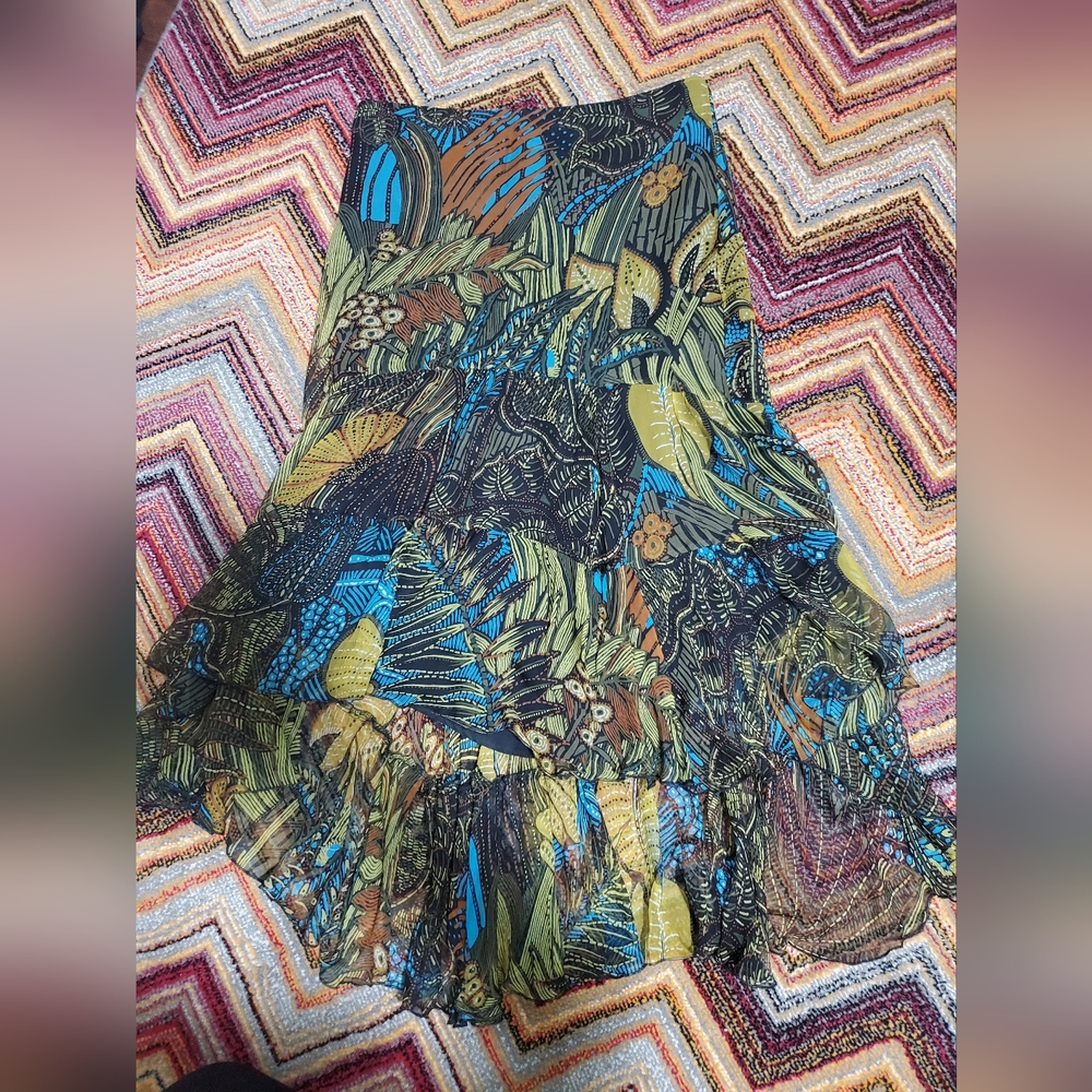 Max Mara 100% Silk Skirt